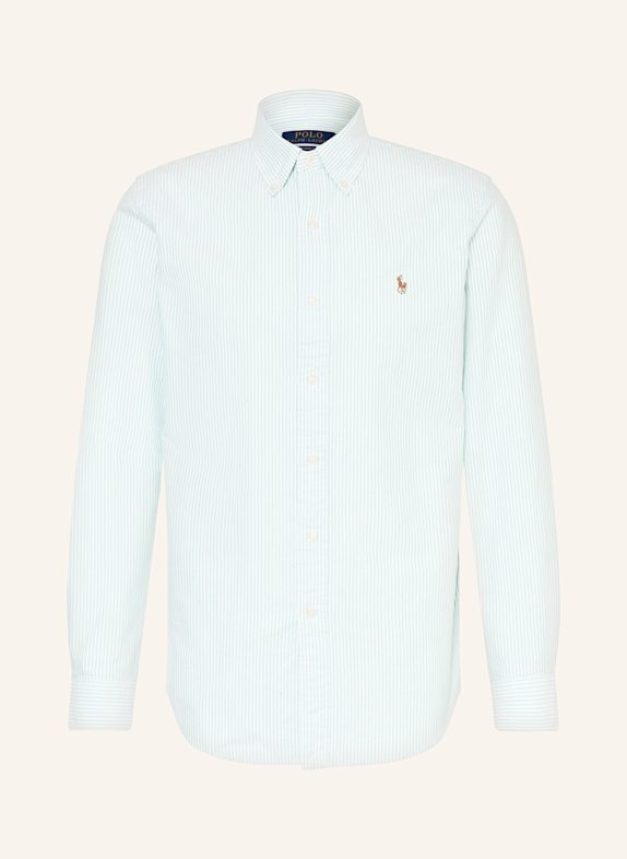 POLO RALPH LAUREN Hemd Custom Fit MINT/ WEISS