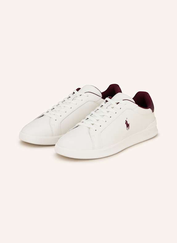 POLO RALPH LAUREN Sneakers WHITE/ DARK RED