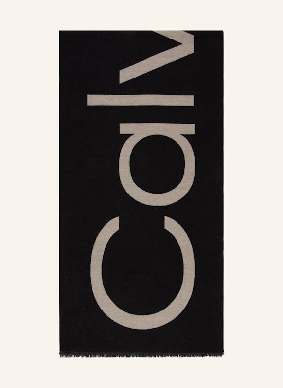 Calvin Klein Scarf BLACK/ WHITE