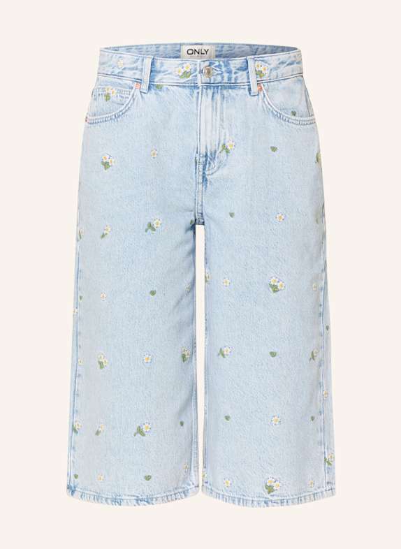 ONLY 3/4-Jeans LIGHT BLUE DENIM