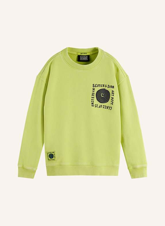 SCOTCH & SODA Sweatshirt HELLGRÜN