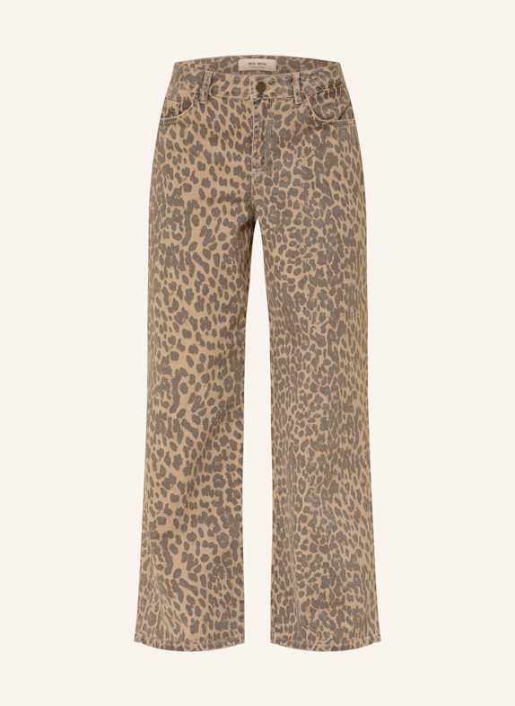 MOS MOSH Wide Leg Jeans MMDARA CAMEL/ SCHWARZ