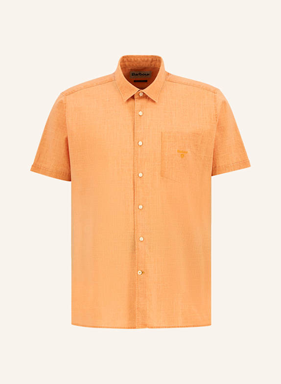 Barbour Kurzarm-Hemd Regular Fit ORANGE