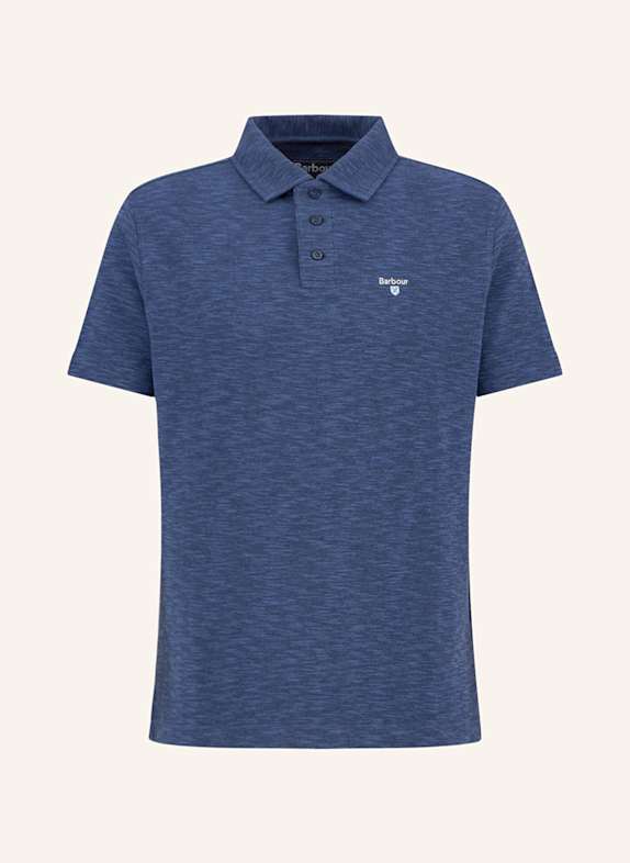 Barbour Strick-Poloshirt HEPPLE DUNKELBLAU