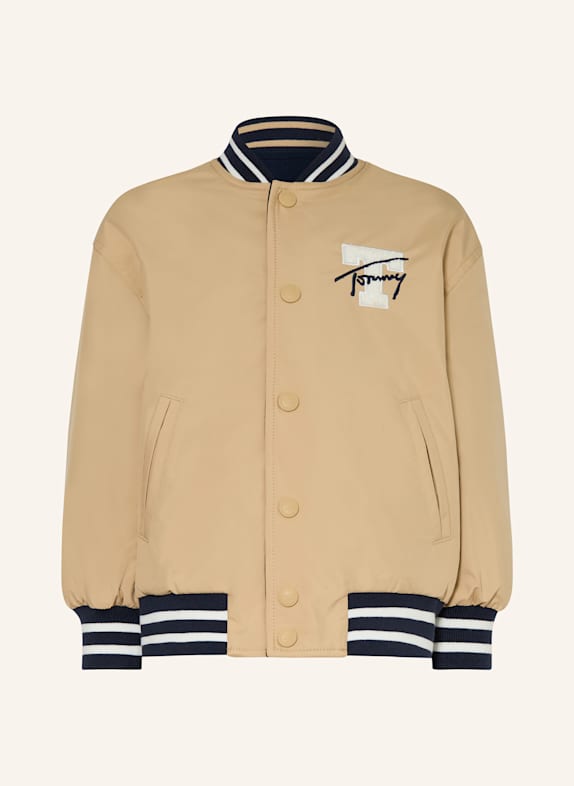 TOMMY HILFIGER Blouson zum Wenden HELLBRAUN/ BLAU