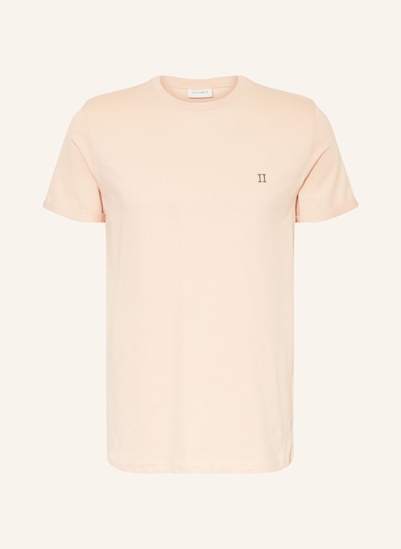 LES DEUX T-shirt NORREGAARD JASNOPOMARAŃCZOWY