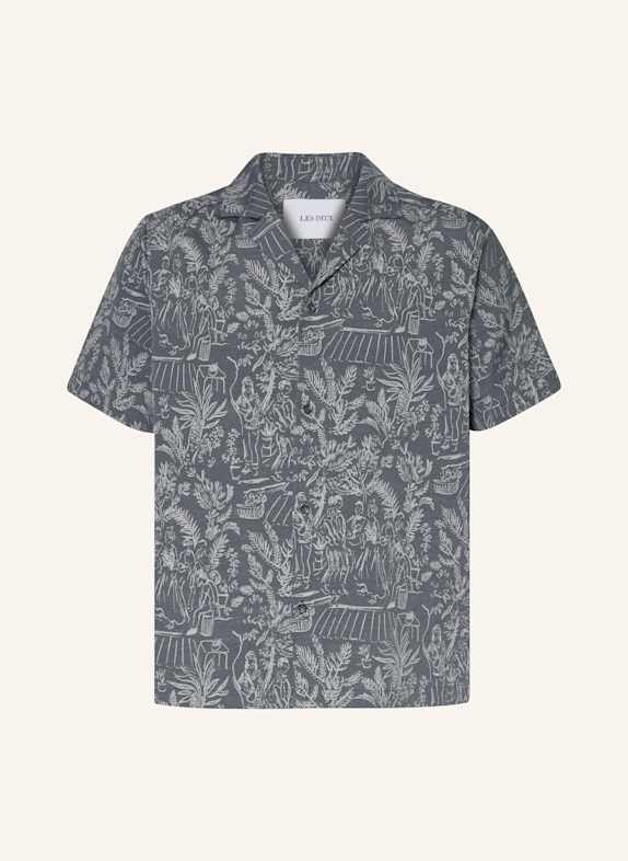 LES DEUX Resorthemd LESLEY DANCING Comfort Fit DUNKELBLAU