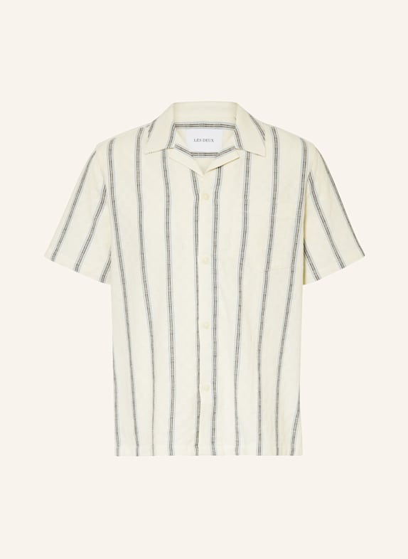 LES DEUX Resorthemd LUKAS Comfort Fit WEISS/ HELLBLAU/ SCHWARZ