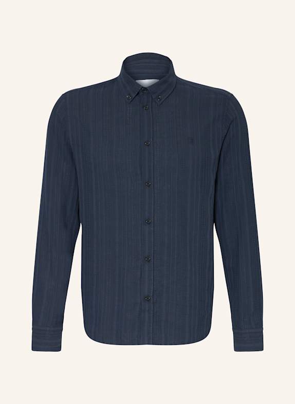 LES DEUX Koszula KONRAD comfort fit GRANATOWY