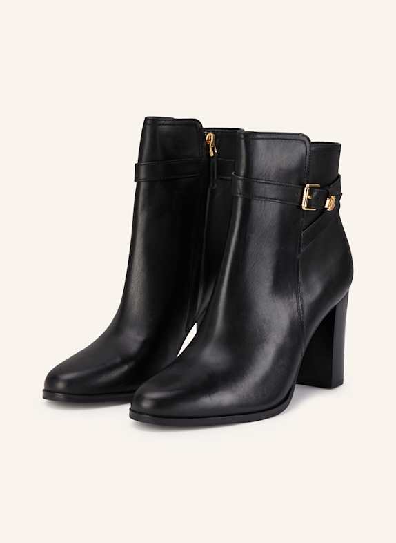 LAUREN RALPH LAUREN Stiefeletten SCHWARZ