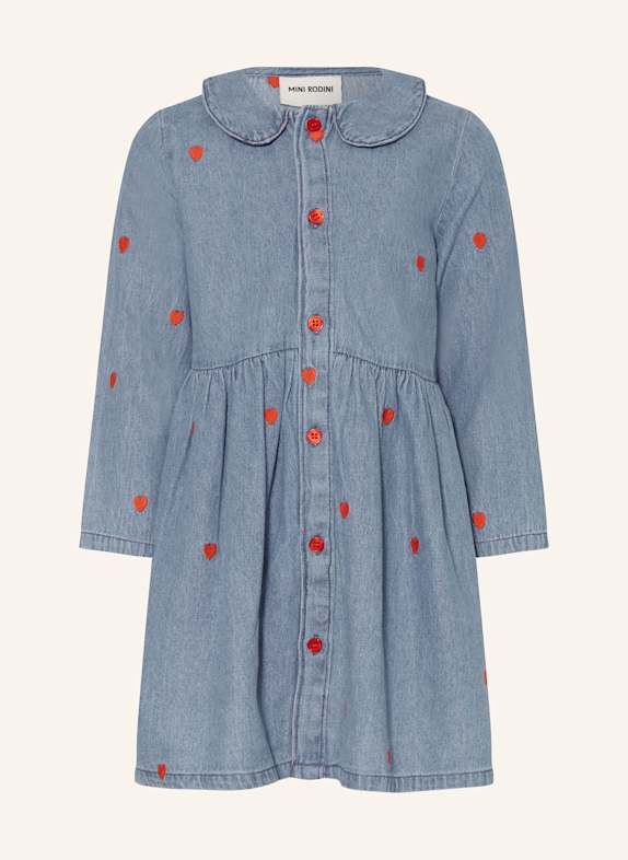 mini rodini Jeanskleid BLAU/ ROT