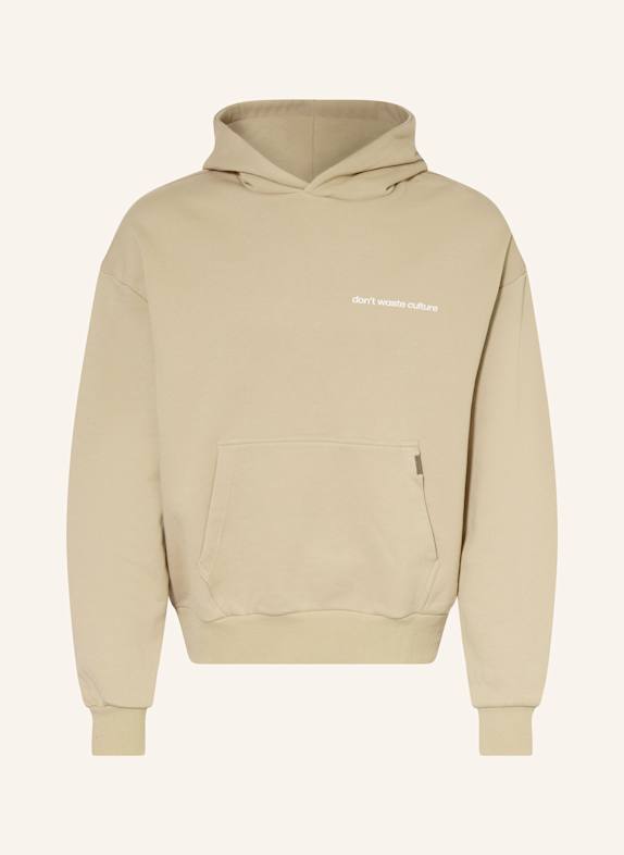 don't waste culture Hoodie RAY BEIGE