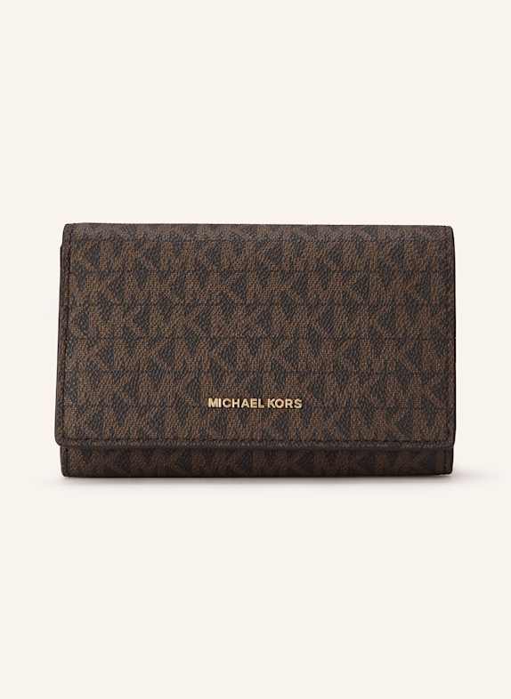 MICHAEL KORS Geldbörse BRYANT DUNKELBRAUN/ BRAUN
