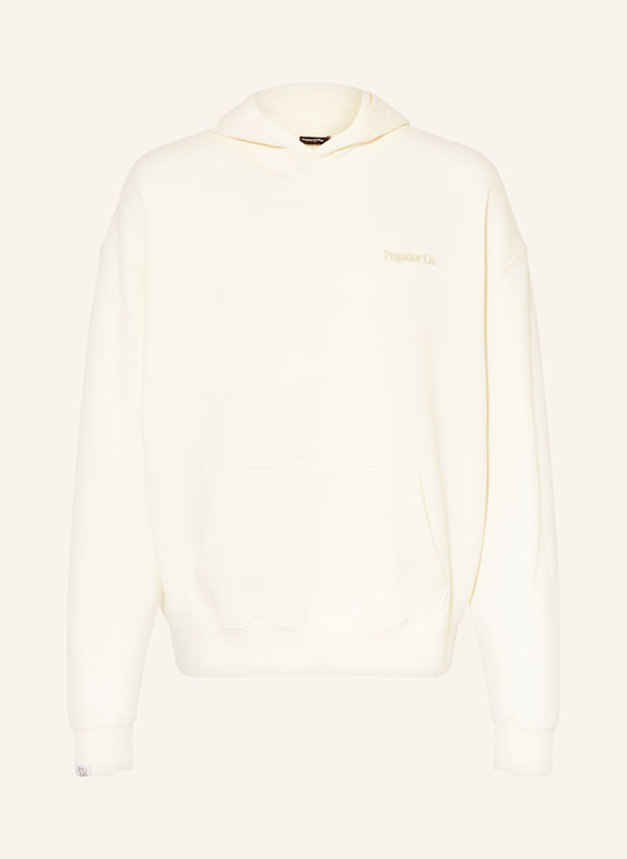 PEGADOR Oversized hoodie SEQUIA CREAM