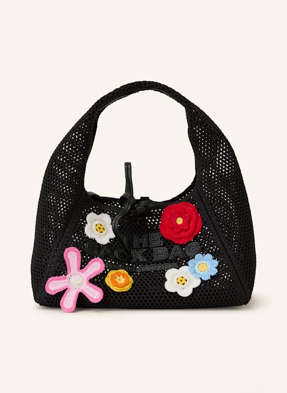 MARC JACOBS Handtasche THE DAISY CROCHET MINI SACK BAG SCHWARZ