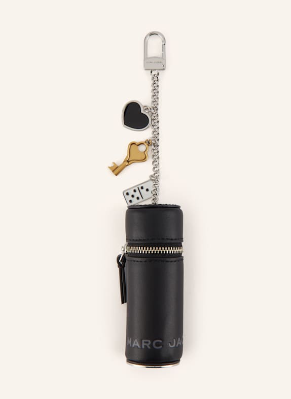 MARC JACOBS Taschenanhänger THE LIPSTICK CASE CHARM SCHWARZ