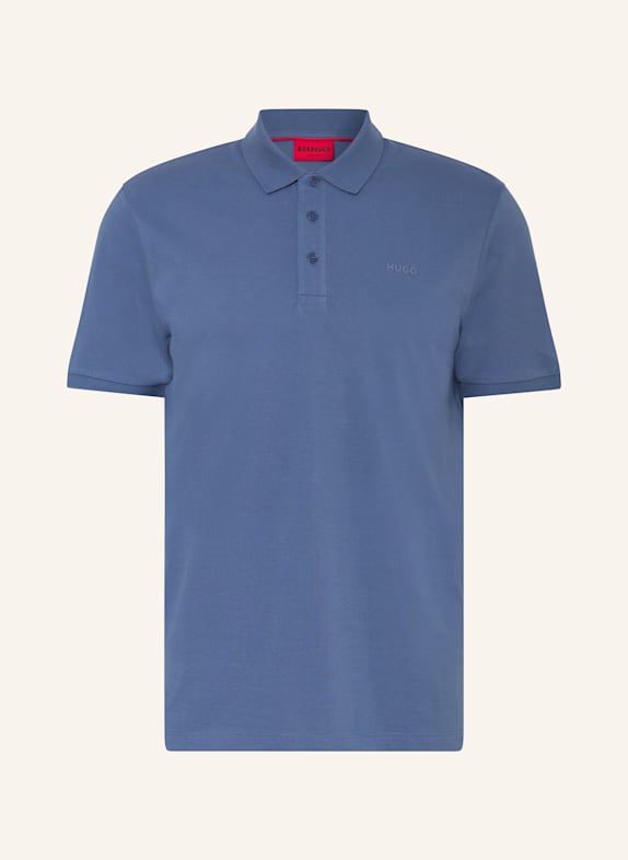 HUGO Piqué-Poloshirt DONOS Regular Fit BLAU