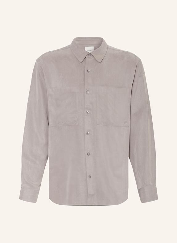 Calvin Klein Košile Relaxed Fit ŠEDÁ