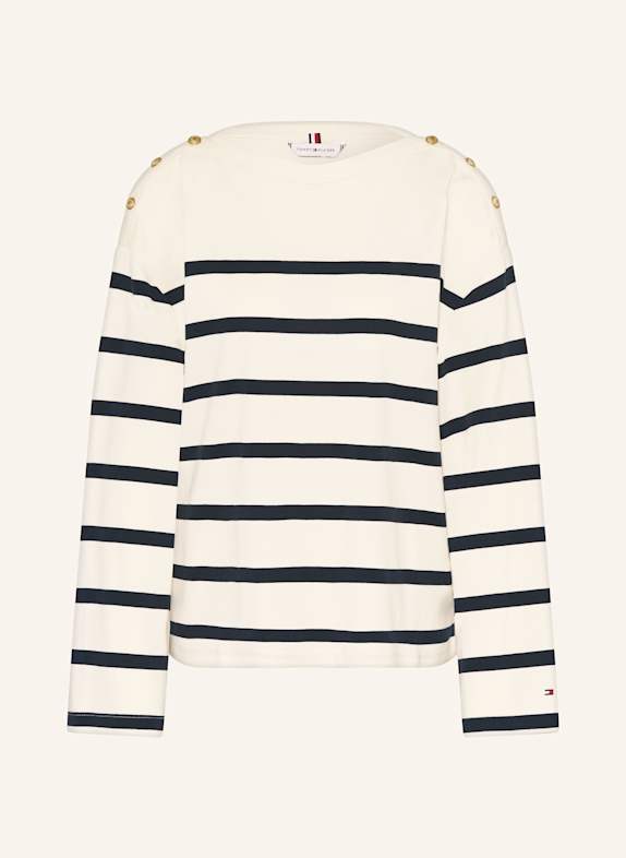 TOMMY HILFIGER Pullover DUNKELBLAU/ ECRU