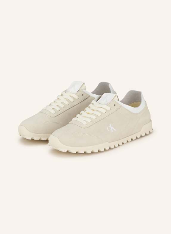 Calvin Klein Sneakersy KREMOWY/ BIAŁY
