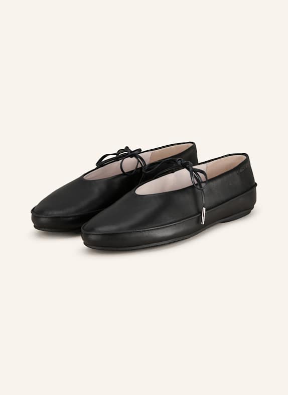 Calvin Klein Baleríny typu Mary Jane ČERNÁ