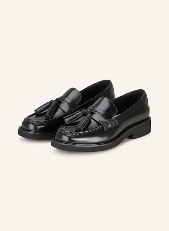 TOMMY HILFIGER Penny loafers BLACK