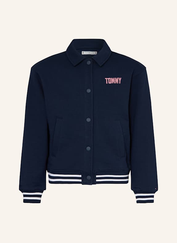 TOMMY HILFIGER Sweat-Blouson DUNKELBLAU