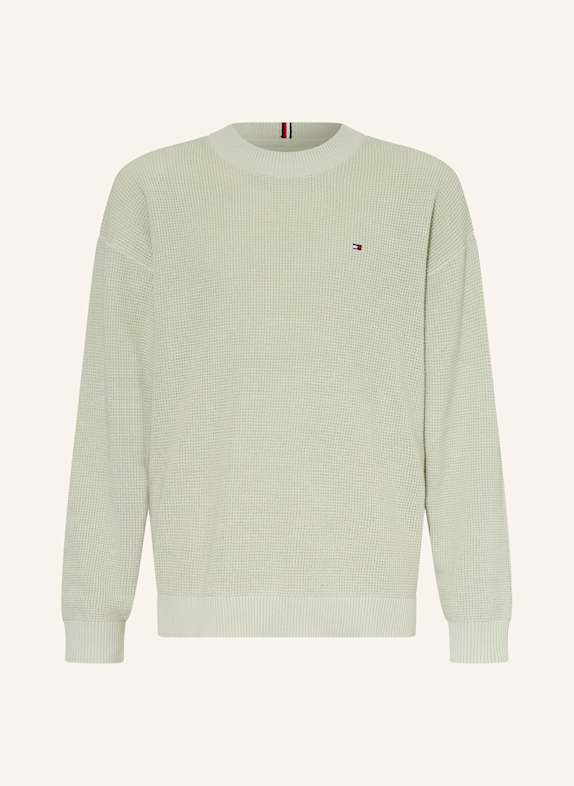 TOMMY HILFIGER Pullover HELLGRÜN