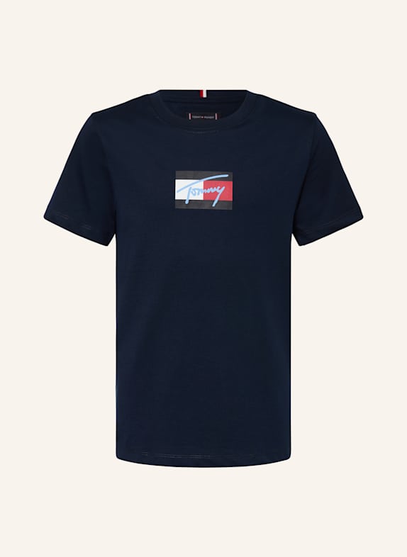 TOMMY HILFIGER T-shirt GRANATOWY