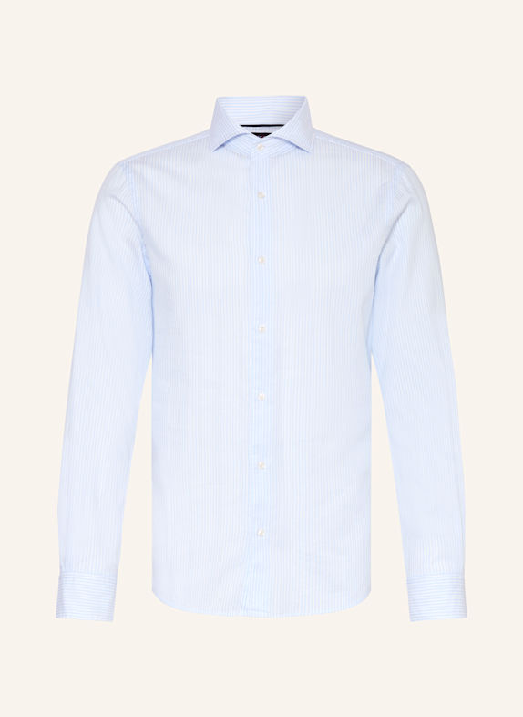 TOMMY HILFIGER Hemd Slim Fit HELLBLAU/ WEISS