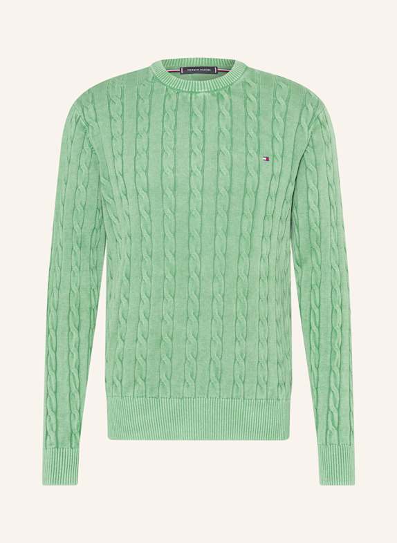 TOMMY HILFIGER Pullover GRÜN
