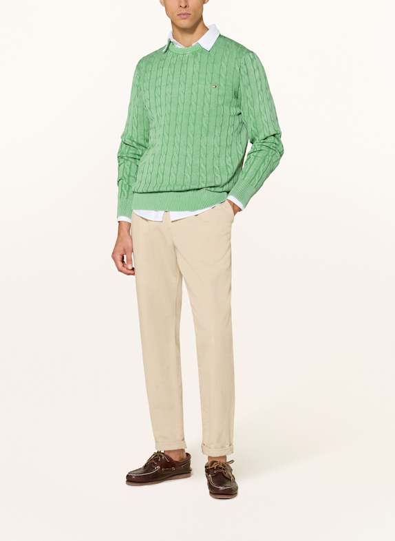 TOMMY HILFIGER Pullover GRÜN