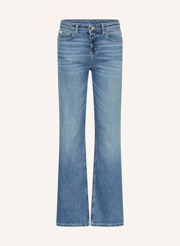 men s belt calvin klein jeans slider webbing belt 38mm k50k507064 bright sunshine zhm wide leg fit 1AA Authentic Denim