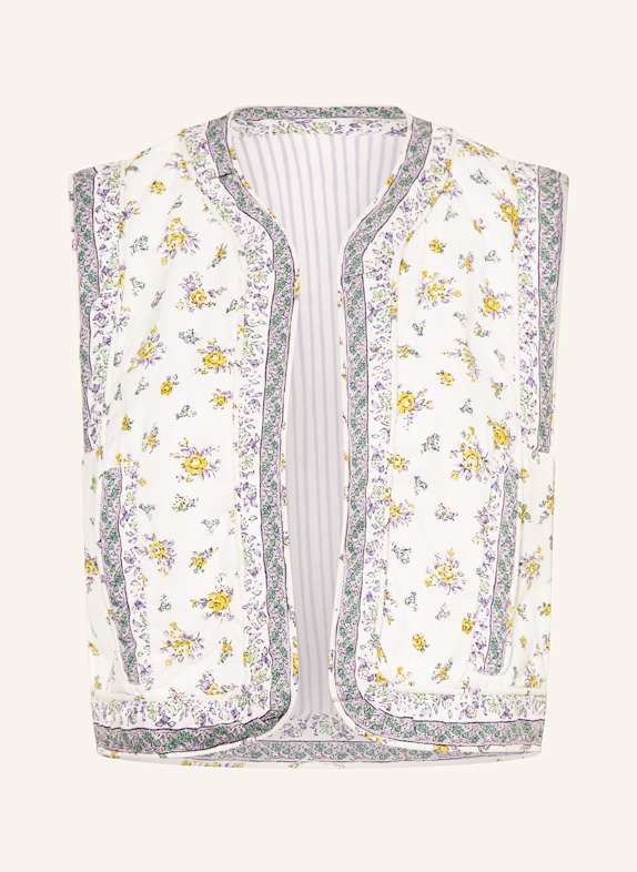 Pepe Jeans Weste SOL zum Wenden WEISS/ HELLLILA/ DUNKELGELB