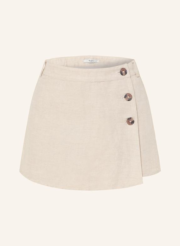Pepe Jeans Skort SONIA mit Leinen BEIGE