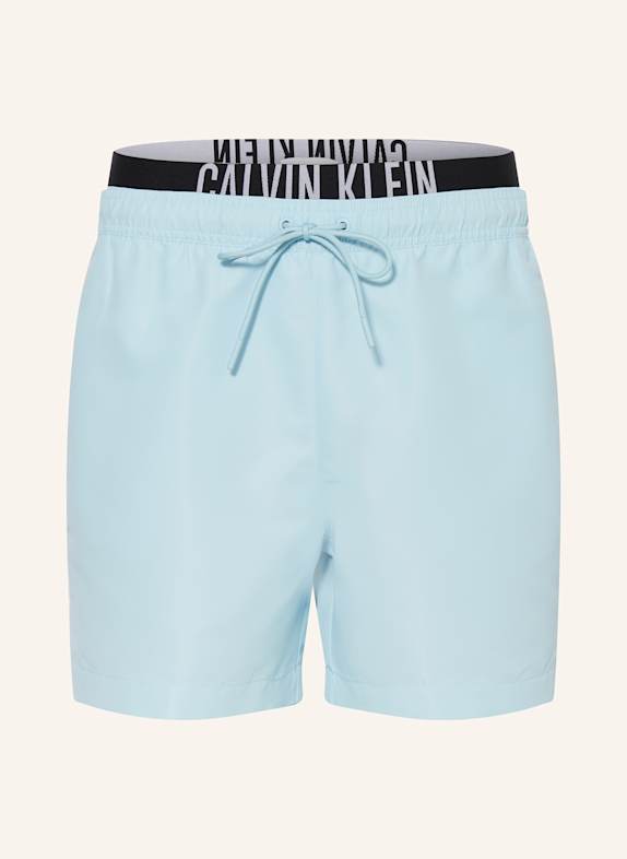 Calvin Klein Koupací šortky INTENSE POWER TMAVĚ MODRÁ/ ČERNÁ