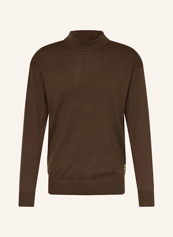 SCOTCH & SODA Sweter CIEMNOBRĄZOWY