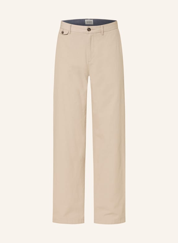 SCOTCH & SODA Spodnie garniturowe OTIS relaxed fit BEŻOWY