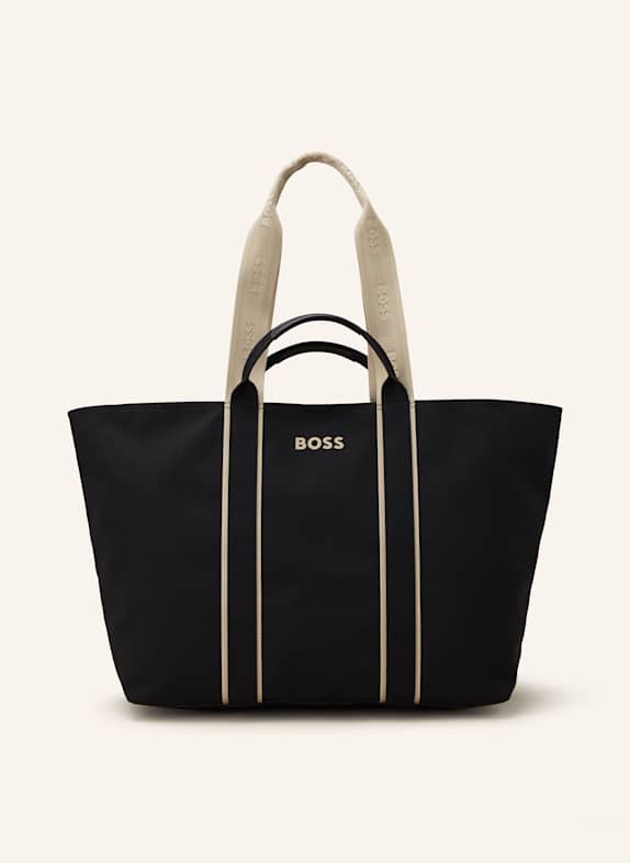 BOSS Torba shopper PALMAH CZARNY
