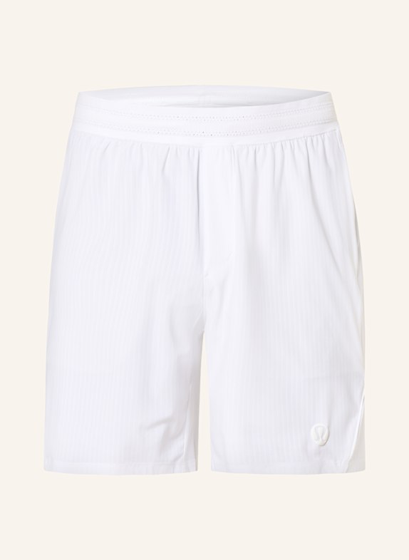lululemon Tennisshorts STRIPED MESH 7IN WEISS