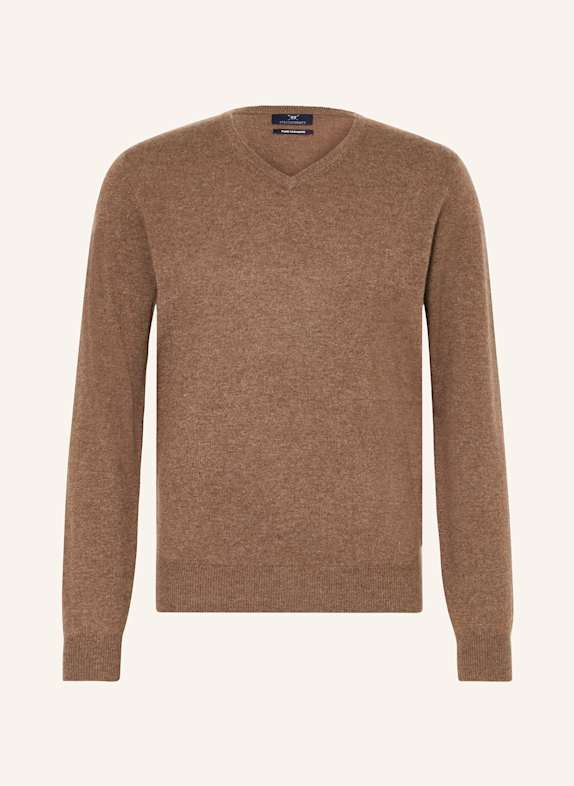 STROKESMAN'S Cashmere-Pullover TAUPE