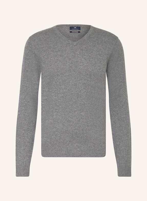 STROKESMAN'S Cashmere-Pullover GRAU
