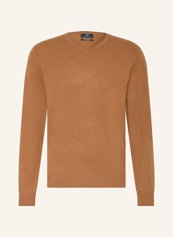 STROKESMAN'S Cashmere-Pullover BRAUN