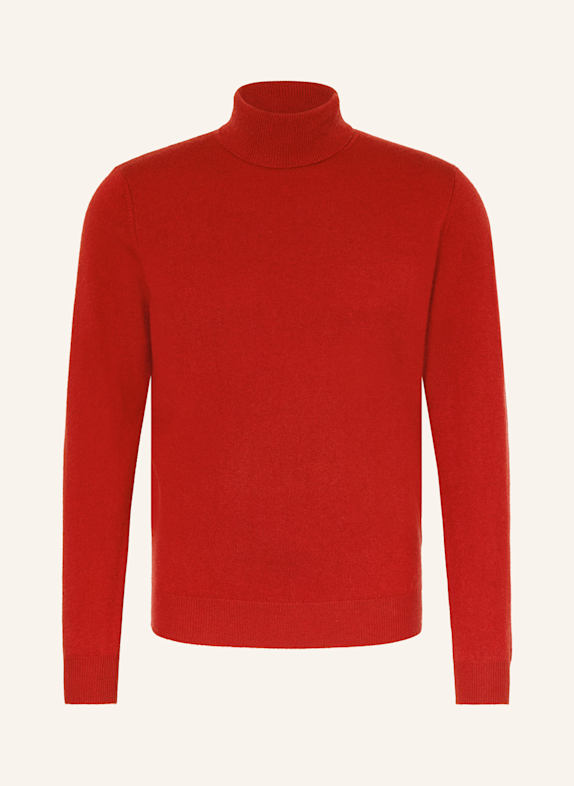 STROKESMAN'S Rollkragenpullover aus Cashmere ROT