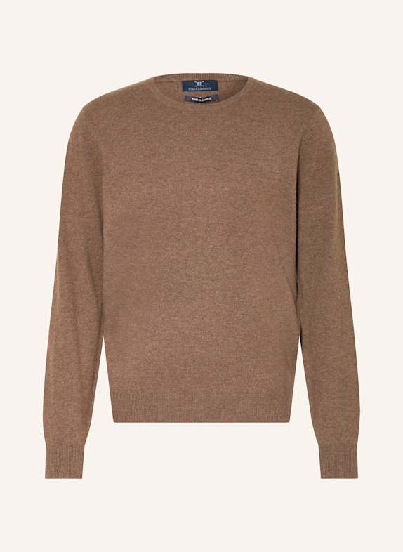 STROKESMAN'S Cashmere-Pullover TAUPE