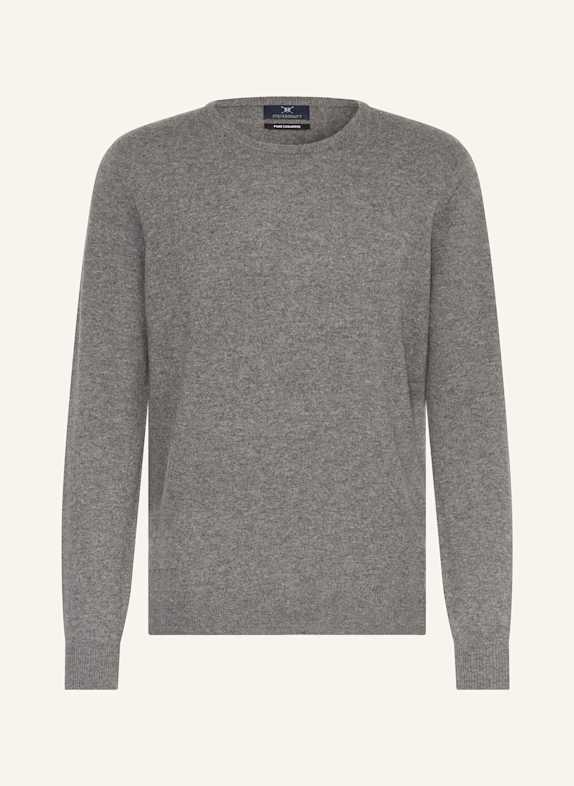 STROKESMAN'S Cashmere-Pullover GRAU