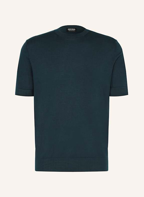 ZEGNA Strickshirt PETROL