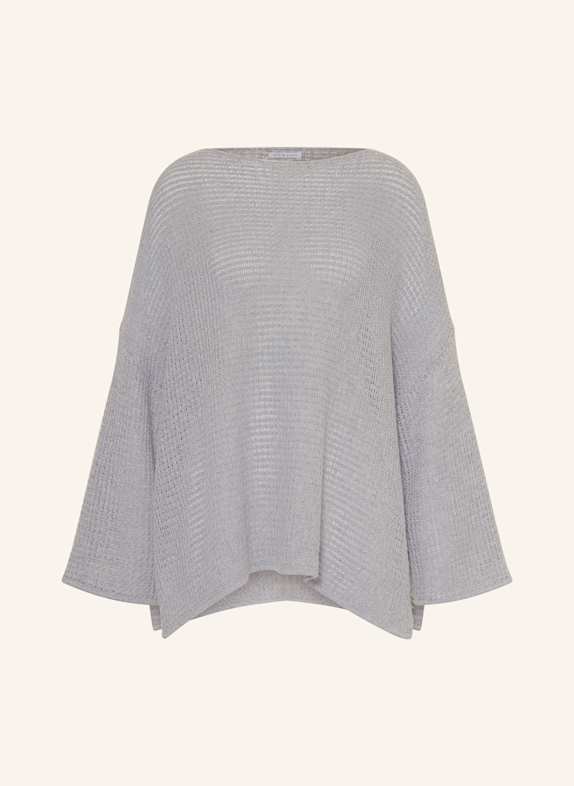 MRS & HUGS Oversized sweater with cashmere GRAY