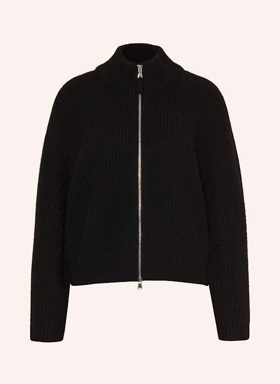 MRS & HUGS Strickjacke mit Cashmere SCHWARZ