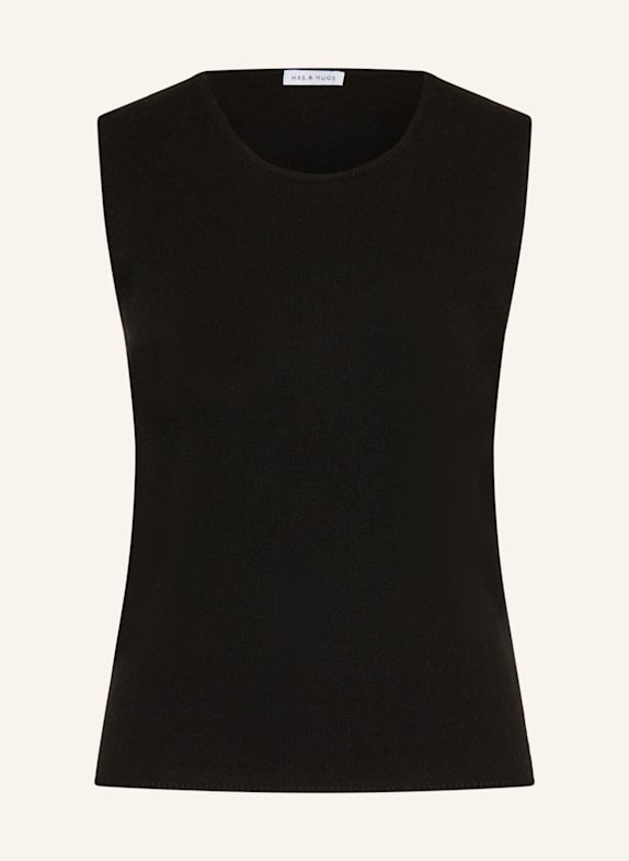 MRS & HUGS Pullunder mit Cashmere SCHWARZ
